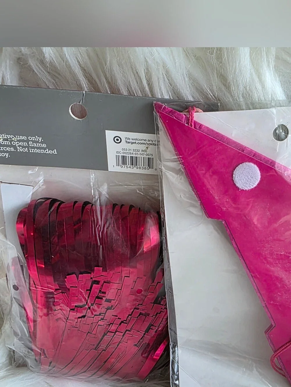 ☆ Raspberry Pink Streamer Backdrop & Honeycomb Combo Set